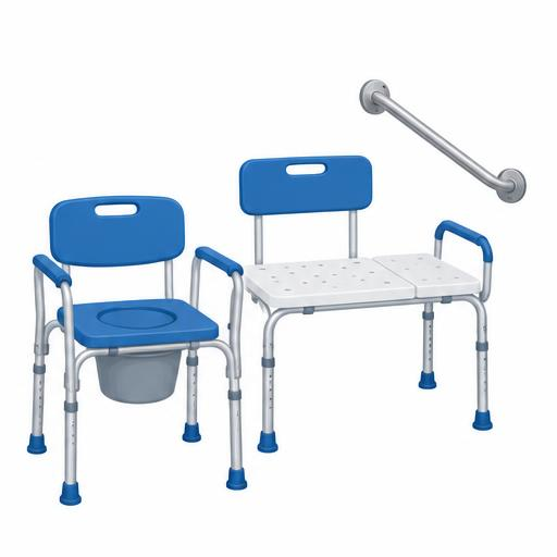 Bathroom Safety: Commodes, Shower Chairs & Grab Bars (E0163–E0175, E0240–E0248)